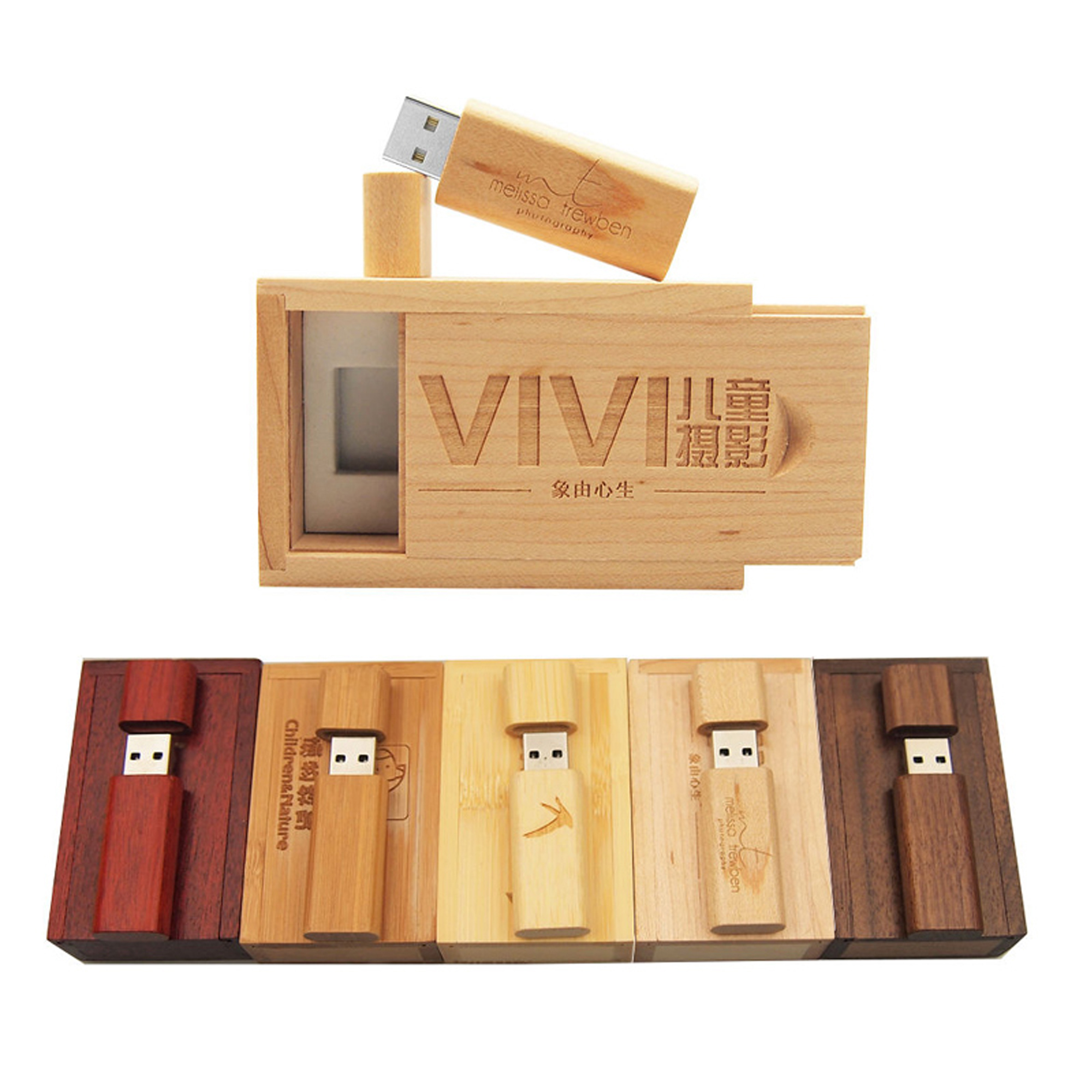 USB แฟลชไดร์ฟ สกรีนโลโก้ 018 ของพรีเมี่ยม